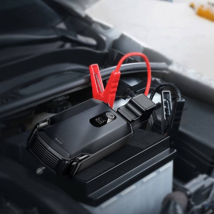 Démarreur de voiture Baseus Super Energy Max (20000mAh, Peakcurrent 2000A) + câble noir (CGNL020001)