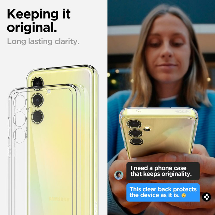 Clear Case Coque Ultra Hybrid Spigen Galaxy A35 5g Crystal Clear