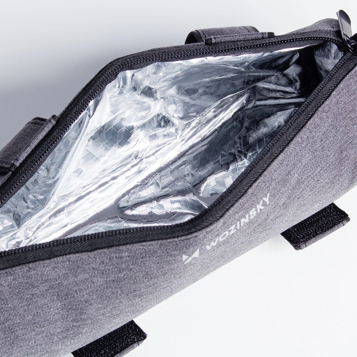 Sacoche de vélo Wozinsky WBB37GRB avec isolation thermique - gris