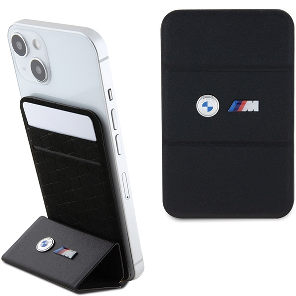BMW Wallet Card Slot Stand BMWCSMMPGK black/black MagSafe M Edition Collection