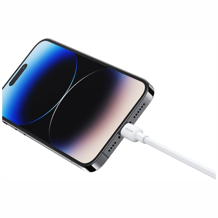 Kabel USAMS US-SJ610 U84 PD 20W USB-C do Lightning 1m biały