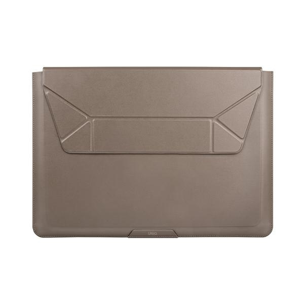 UNIQ obal Oslo laptop Sleeve 14" šedá/kamenná šedá