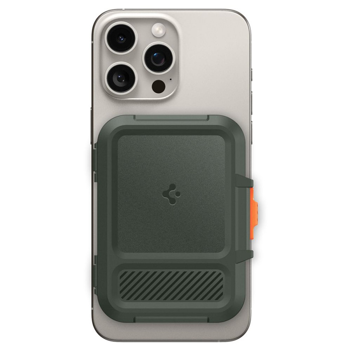 WALLET MagASEF Spigen LOCK FIT UNIVERSAL CARD HOLDER KHAKI GREEN