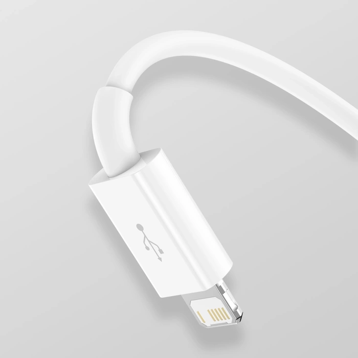 Baseus Superior Series USB-A - USB-C / Lightning / Micro-USB 3,5A-Kabel 1 m - Weiß