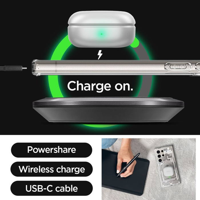 Spigen Ultra Hybrid GALAXY S24 ULTRA ZERO ONE TITANE NATUREL