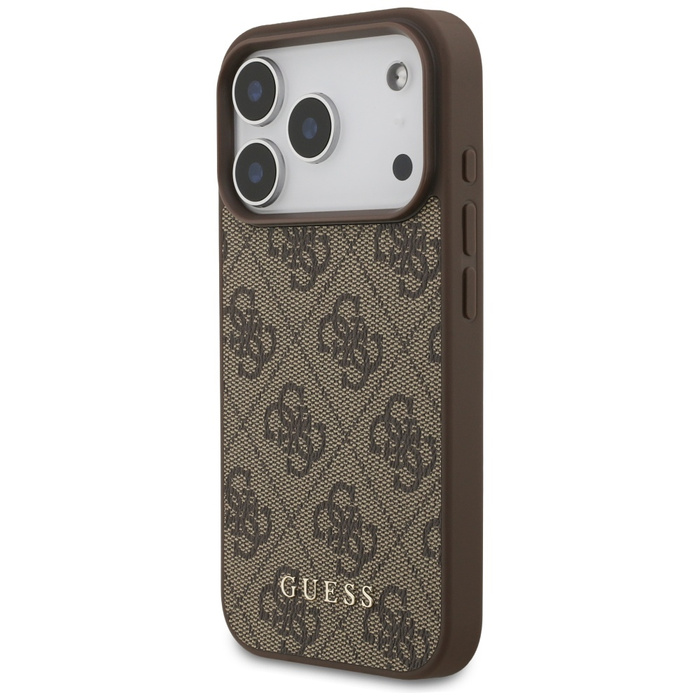 Etui Guess 4G Classic do iPhone 17 Pro   brązowy