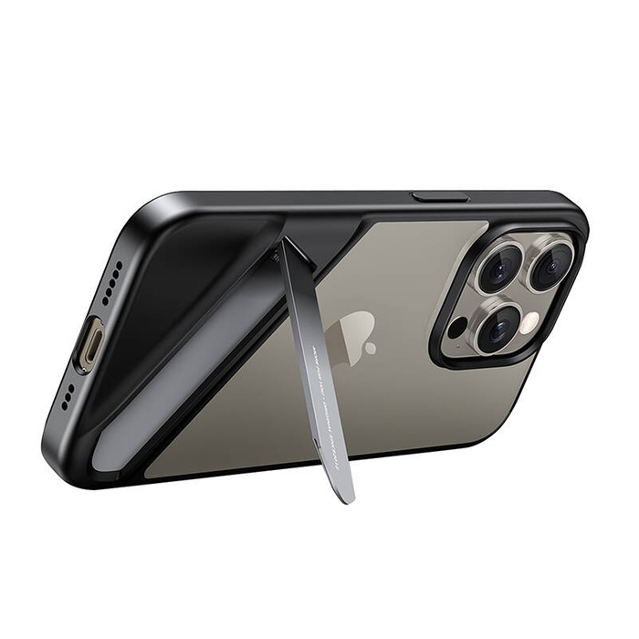 Telefontok állvánnyal UGREEN LP740 iPhone 15 Pro Max (fekete)