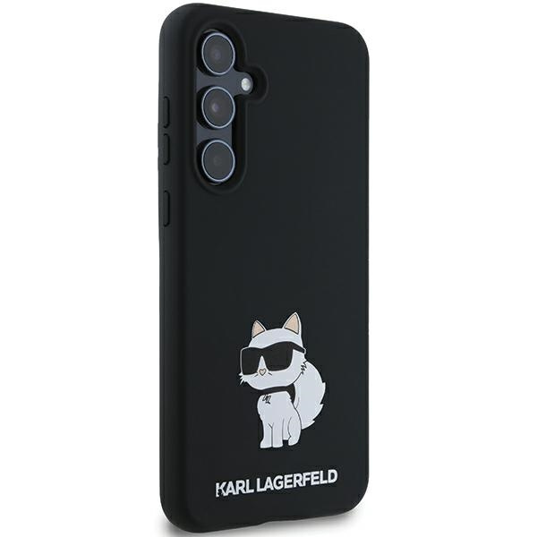 Etui Karl Lagerfeld KLHCSSamsung Galaxy A55SMHCNPK Samsung Galaxy A55 Samsung Galaxy A556 czarny/black hardcase Silicone Choupette Metal Pin