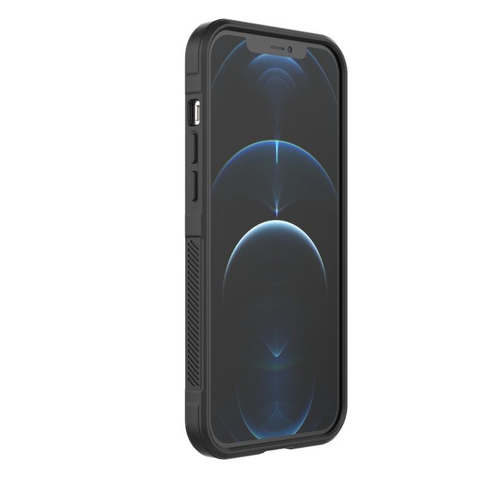 Pouzdro Magic Shield Case pro iPhone 12 Pro Max flexibilní pancéřový tmavě modrý kryt