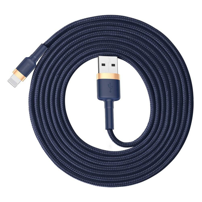 Baseus Cafule Cable Durable Nylon Braided Wire USB / Lightning QC3.0 1.5A 2M blue (CALKLF-CV3)
