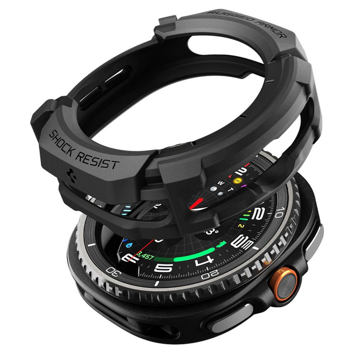 SPIGEN CASE SAMSUNG GALAXY WATCH 8 CLASSIC 46 MM RUGGED ARMOR MATTE BLACK