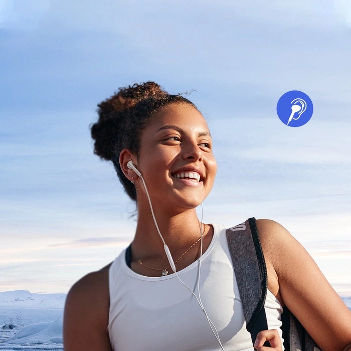 Joyroom JR-EC05 Auriculares internos USB-C - blanco