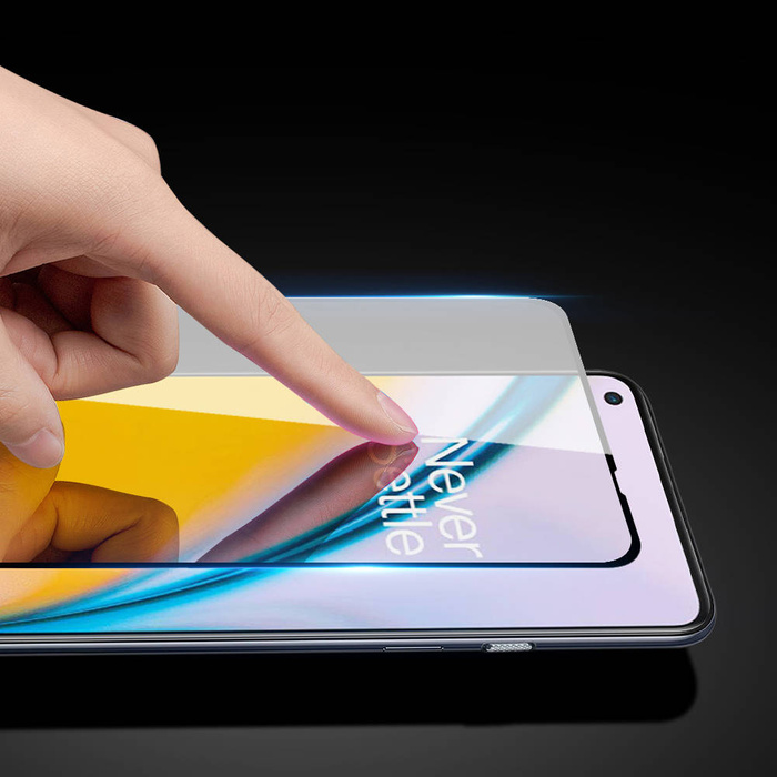 Dux Ducis 9D Tempered Glass 9H celoobrazovkové tvrzené sklo s rámečkem OnePlus Nord N200 5G černé (vhodné pro pouzdro)