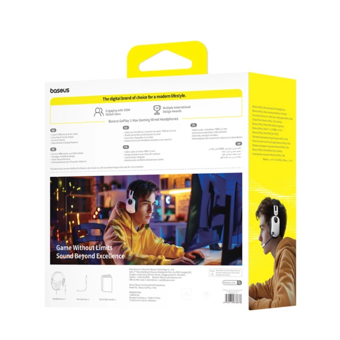 Słuchawki gamingowe Baseus GoPlay 1Max (białe)