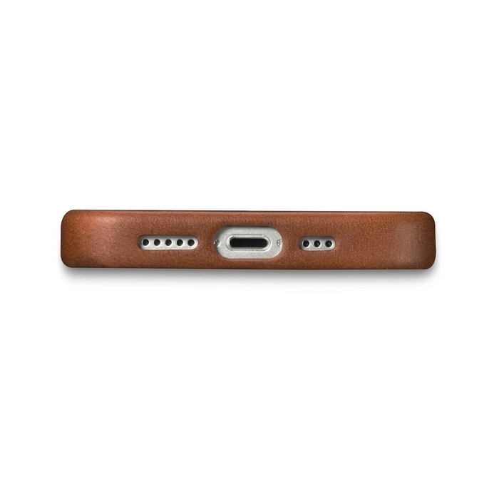 [RETURNED ITEM] iCarer Oil Wax Premium Leather Case magnetic leather case iPhone 14 with MagSafe brown (WMI14220701-RB)