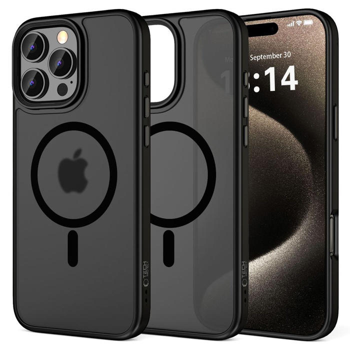 ETUI TECH-PROTECT MAGMAT MAGSAFE IPHONE 16 PRO MAX MATTE BLACK