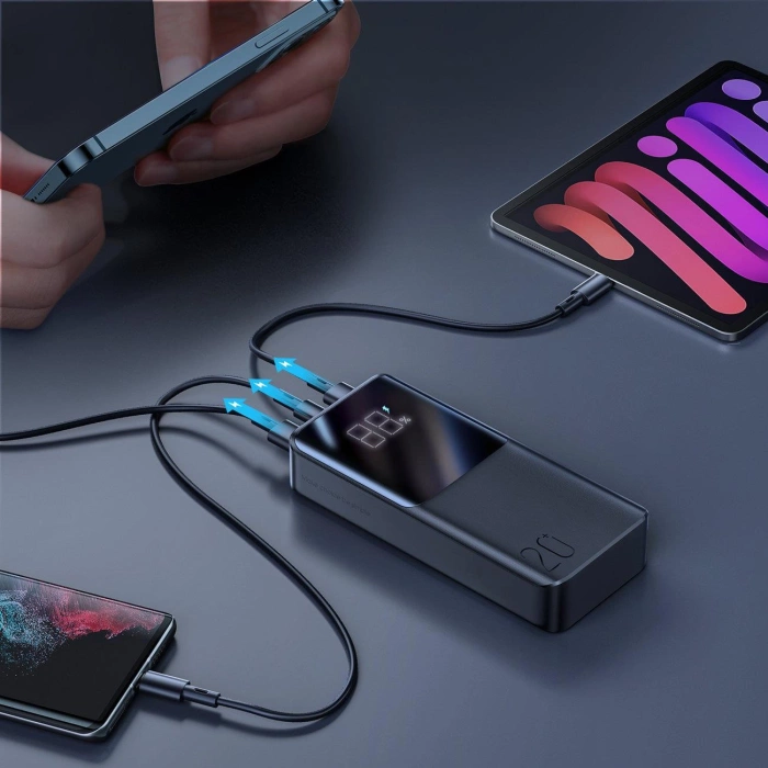 Joyroom powerbank 20000mAh 22.5W PD QC3.0 AFC black (JR-QP192)