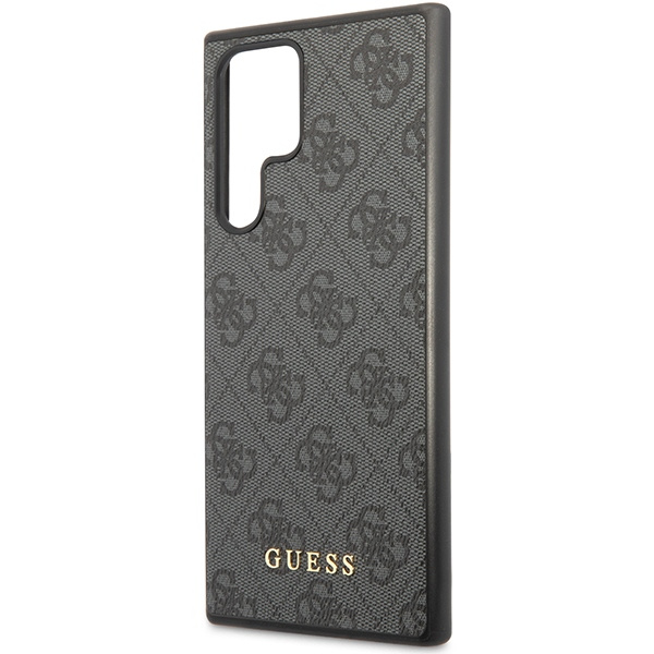 Case Guess GUHCS23LG4GFGR S23 Ultra S918 grey/grey hardcase 4G Metal Gold Logo Case