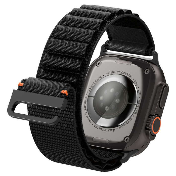 Spigen WBF1 BAND Apple Watch 6 / 7 / 8 / 9 / 10 / SE / ULTRA 1 / 2 (44 / 45 / 46 / 49 MM) NEGRO