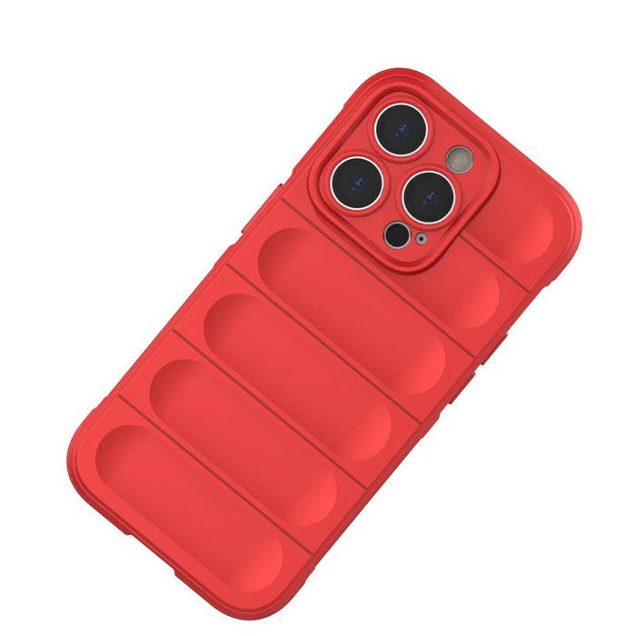 Custodia Magic Shield Case per iPhone 14 Pro custodia elastica corazzata in bordeaux