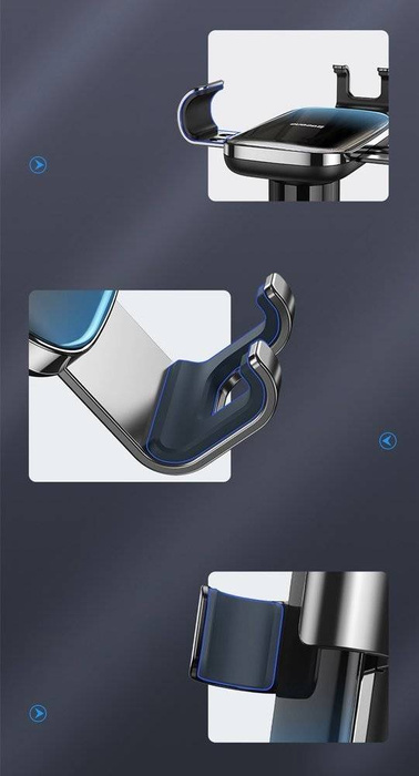 [B WARE] Baseus Glaze Gravity Holder Auto Halter Ständer Auto Lüftung schwarz (SUYL-LG01)