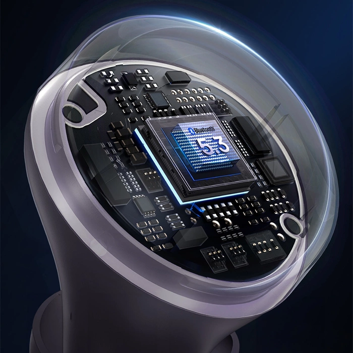 Cuffie Baseus Bowie E18 wireless TWS ENC IPX4 - viola