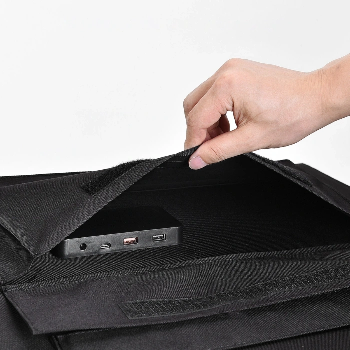 Ladergerät Choetech SC008 solar faltbar 120W DC / USB-C / 2x USB-A - schwarz