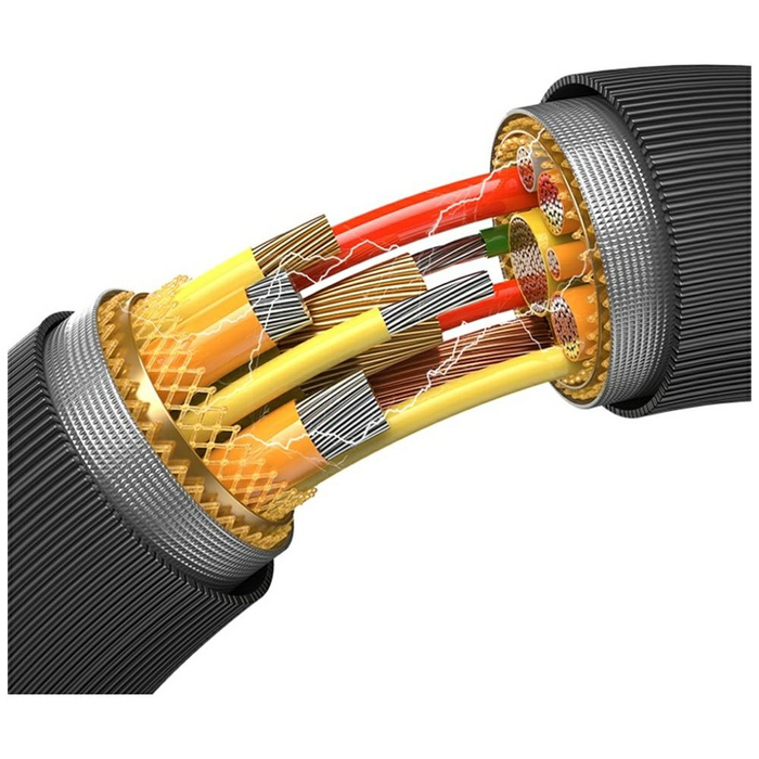 Kabel USAMS KY 3A USB-C  do USB-A 3m US-SJ698 Czarny