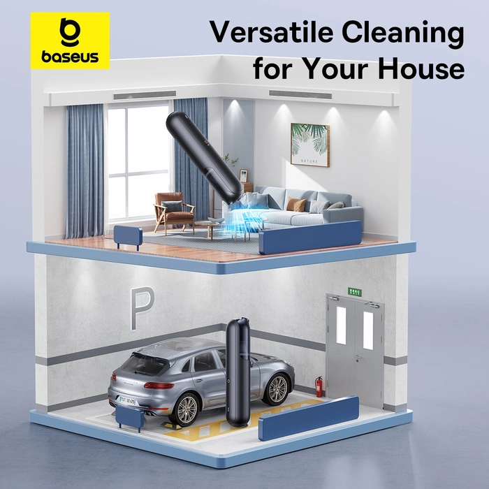 Baseus A0 Pro 4000Pa HEPA wireless car vacuum cleaner - black