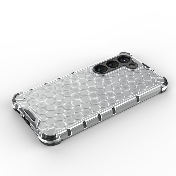 Obal Honeycomb obal pro Samsung Galaxy S23 pancéřový hybridní kryt černý Case