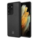 MERCEDES Samsung Galaxy S21 Ultra G998 Línea Dinámica MEHCS21LRCABK Funda rígida negra