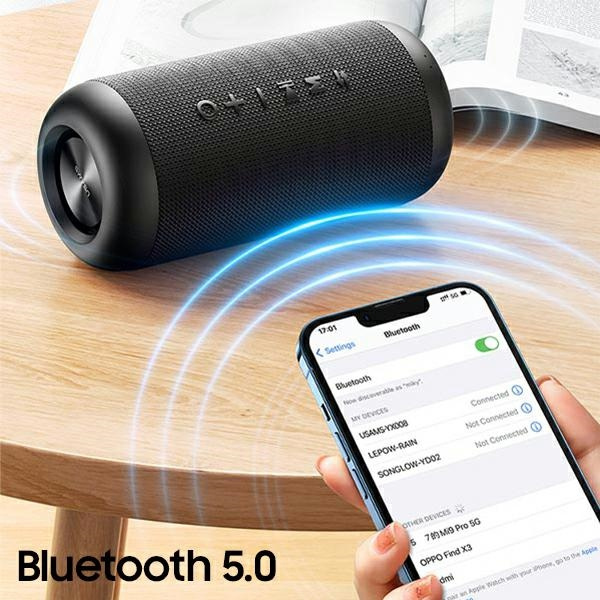 USAMS Lautsprecher YX Serie Bluetooth 5.0 10W Tragbarer drahtloser Lautsprecher für draußen YX8YG01 (US-YX008)