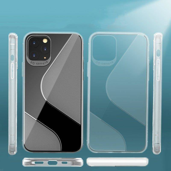 S-Case Flexible Cover TPU Case for Huawei P40 Lite E black