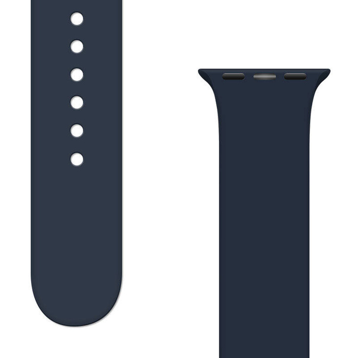 Cinturino in silicone Watch in silicone APS 8/7/6/5/4/3/2 / SE (41/40 / 38 mm) Cinturino cinturino blu scuro