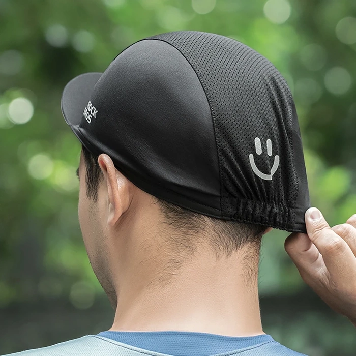 Rockbros 18230005001 Radmütze mit Schirm – Schwarz