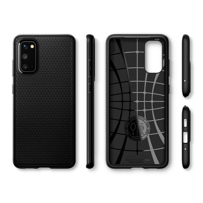 Pouzdro SPIGEN Samsung Galaxy S20 Liquid Air Matte Black Case