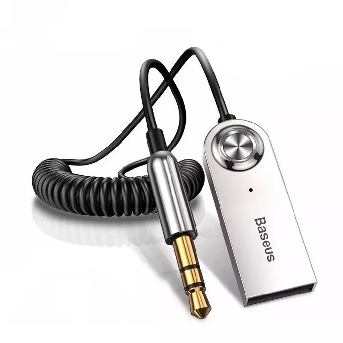 Câble récepteur audio Baseus BA01 Bluetooth 5.0 Adaptateur audio jack AUX noir (CABA01-01)