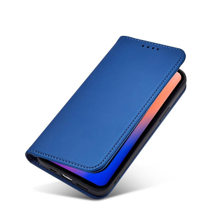 Custodia per carte magnetiche per iPhone 12 Pro cover porta carte porta carte blu