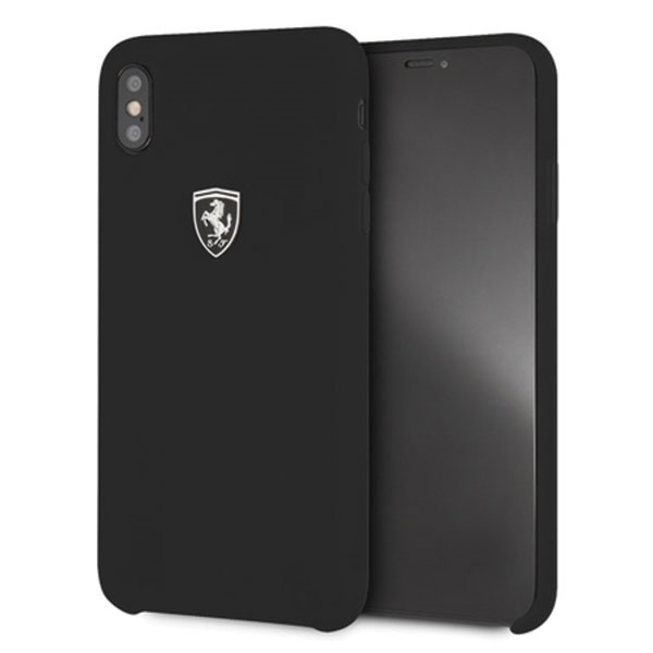 Coque FERRARI Apple iPhone Xs Max Silicone Off Track Black Case