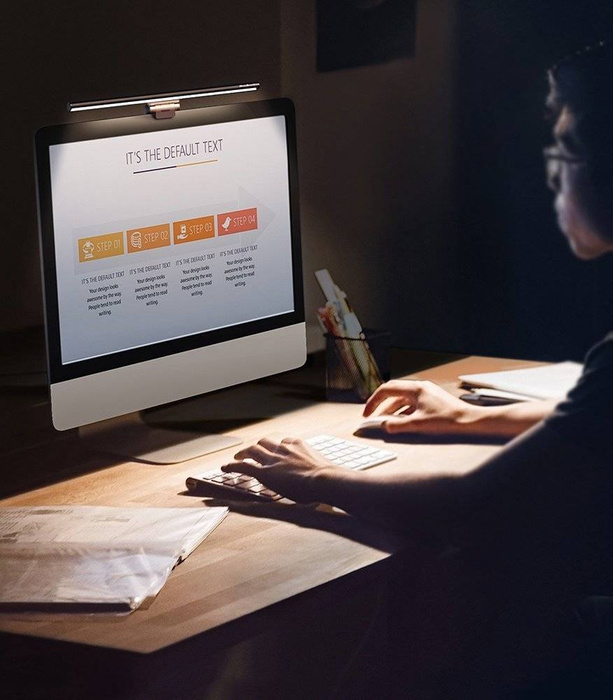 Baseus i-wok LED light for a desktop monitor screen lighting black (DGIWK-B01)