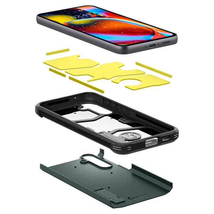 Hülle Spigen Tough Armor Galaxy S23 Fe Abgrundgrün Case