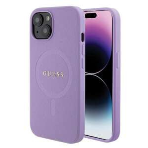 Guess GUHMP15SPSAHMCU iPhone 15 6.1" violet/mauve durcase Saffiano MagSafe