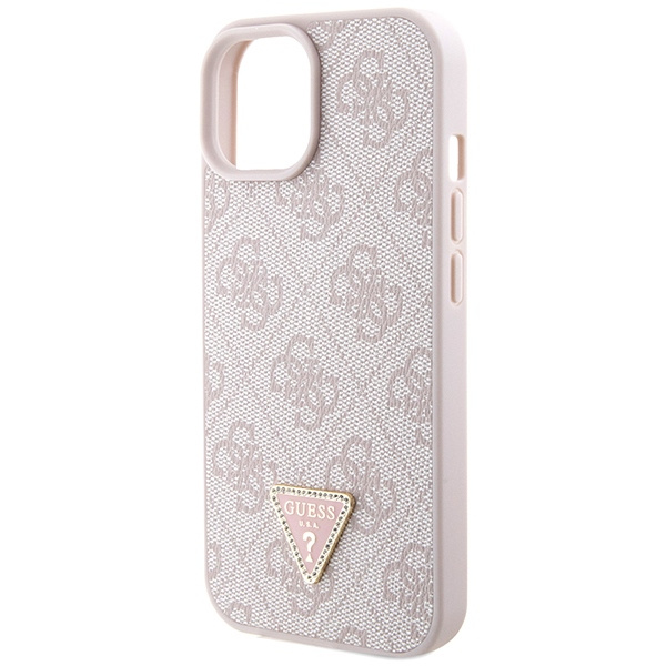 Case Guess GUHCP15MP4TDSCPP iPhone 15 Plus 6.7" pink/pink hardcase Crossbody 4G Metal Logo Case