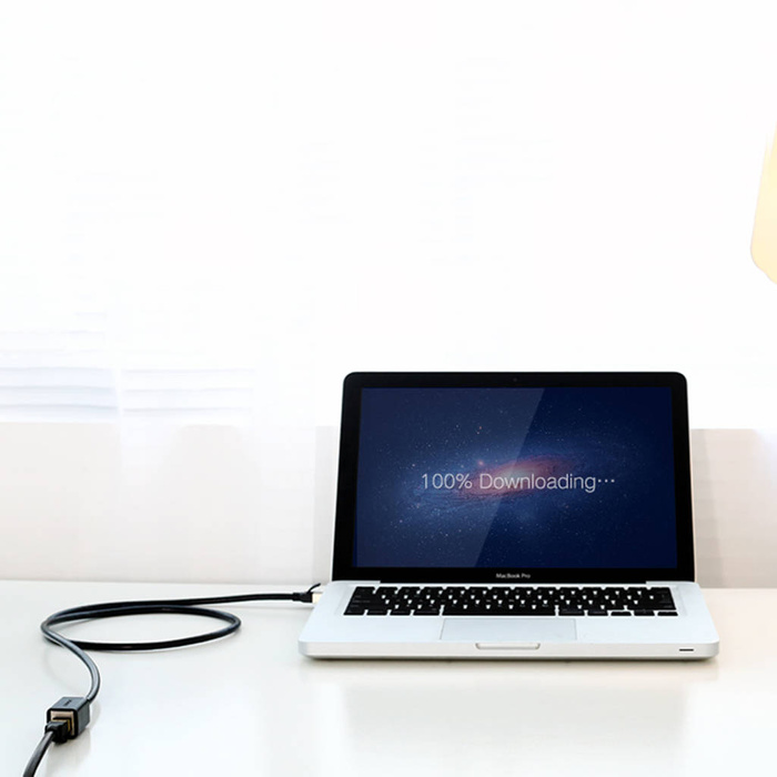 Ugreen extension cable Ethernet RJ45 Cat 6 FTP 1000 Mbps internet cable 0,5 m black (NW112 11278)