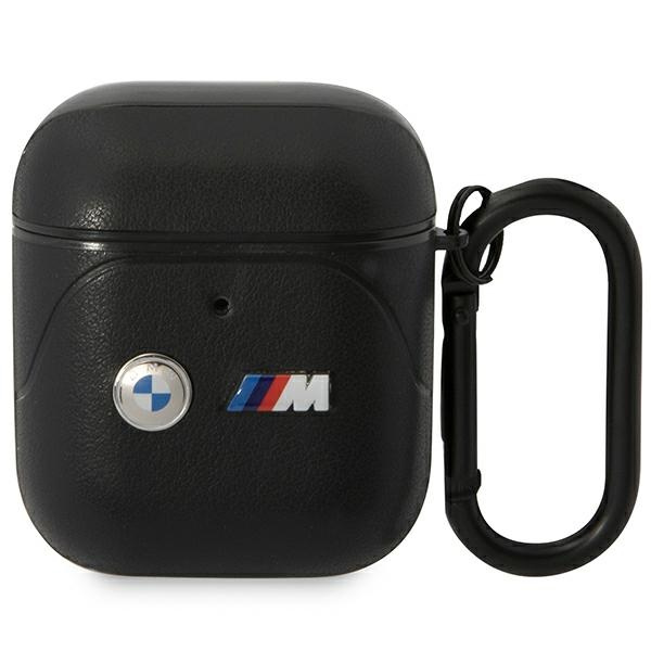 BMW BMA222PVTK AirPods 1/2 cubierta negro/negro Cuero Línea Curva