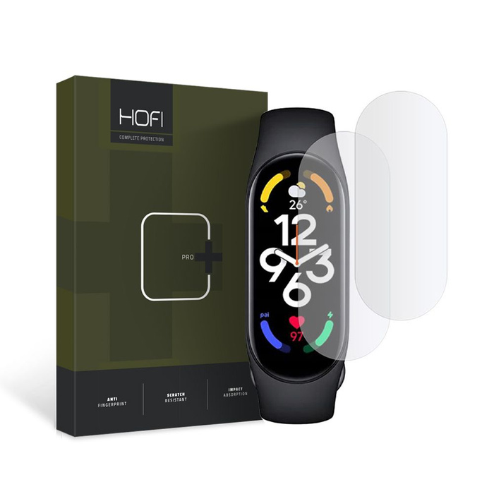 Screen Protector HOFI HYDROFLEX PRO+ 2-PACK XIAOMI MI SMART BAND 7 CLEAR