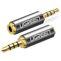 Adattatore audio Ugreen jack 2.5mm maschio a jack 3.5mm femmina nero (20501)