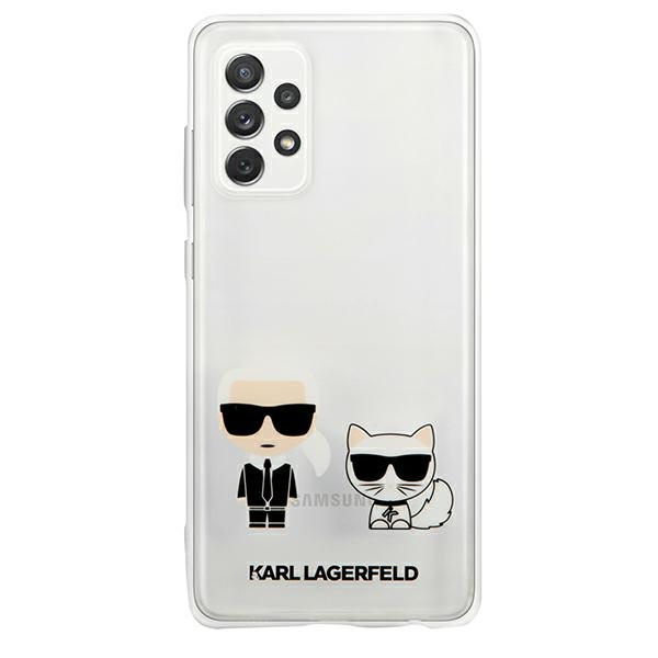 Coque KARL LAGERFELD Samsung Galaxy A72 Karl & Choupette Clear Hardcase