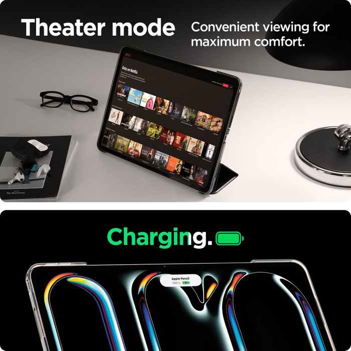 Spigen IPad SMART FOLD PRO 13 7 / 2024 NERO