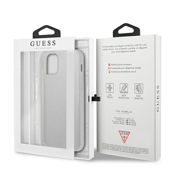 Hülle GUESS Apple iPhone 12 Pro Max 6.7 4G 3D Muster Sammlung GUHCP12L3D4GTR Klar Hardcase